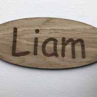 Navneskilt til døren