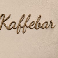 Kaffebar Skilt - Sammenhængende