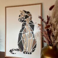 Kat - Reverse i billedramme