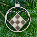 Julekugler 4 stk. 100 - Julekugle - julehjerte