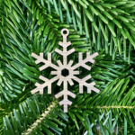 Julekugler 4 stk. 100 - Snefnug