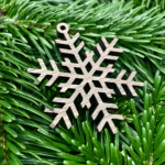 Julekugler 4 stk. 100 - Snefnug