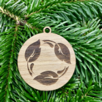 Julekugler 4 stk. 100 - Blad